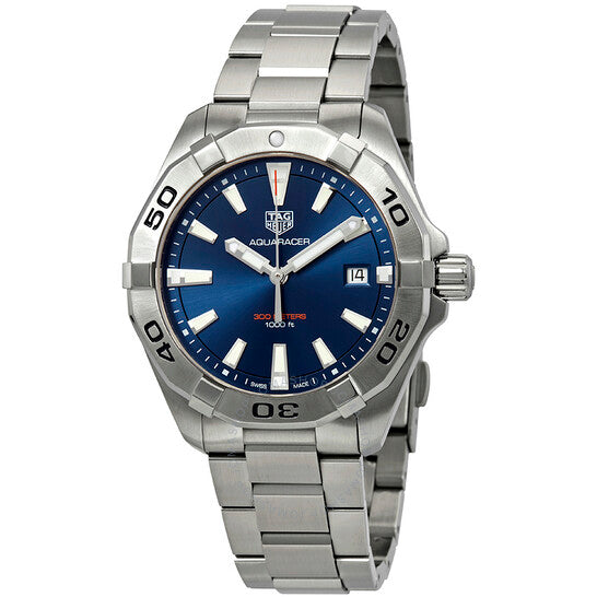 Tag Heuer, Aquaracer Blue Brushed Dial Men's Watch