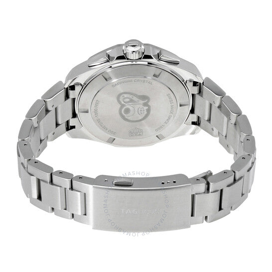 ساعة تاغ هوير أكواريسر كرونوغراف للرجال بمينا أسود