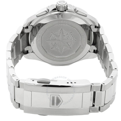 ساعة تاغ هوير أكواريسر كرونوغراف كوارتز بمينا رمادي للرجال