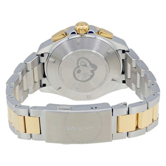 ساعة تاغ هوير أكواريسر كرونوغراف للرجال بمينا فضي