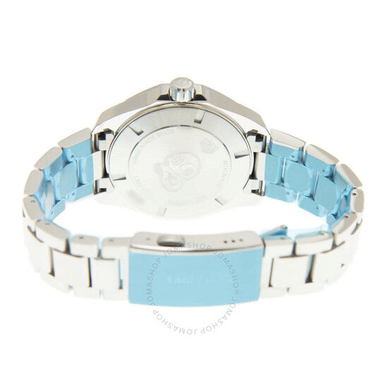 ساعة تاغ هوير أكواريسر جي إم تي أوتوماتيكية للرجال بمينا أزرق