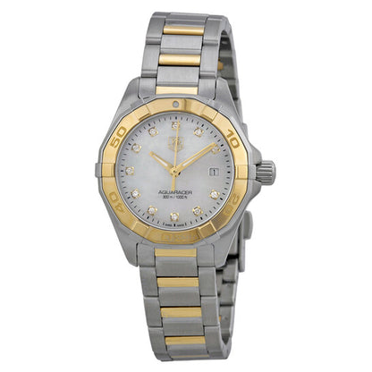 Tag Heuer, Aquaracer Mother of Pearl Diamond Dial Ladies Watch