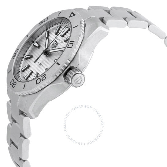 ساعة تاغ هوير، اكواريسر كوارتز بمينا فضي للرجال