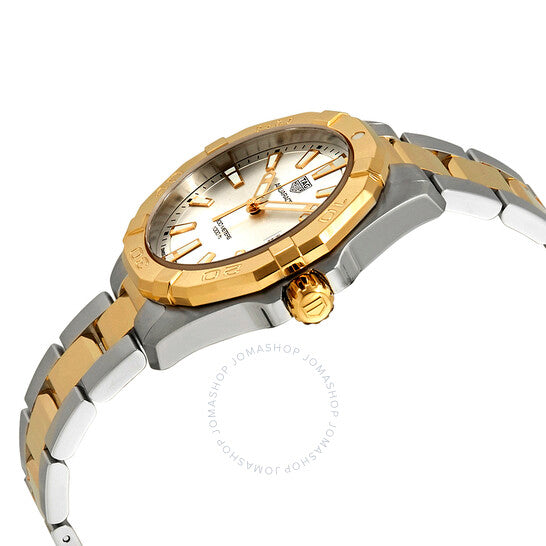 ساعة تاغ هوير أكواريسر للرجال بمينا فضي مصقول