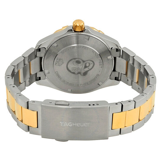 ساعة تاغ هوير أكواريسر للرجال بمينا فضي مصقول