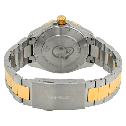 ساعة تاغ هوير أكواريسر للرجال بمينا فضي مصقول