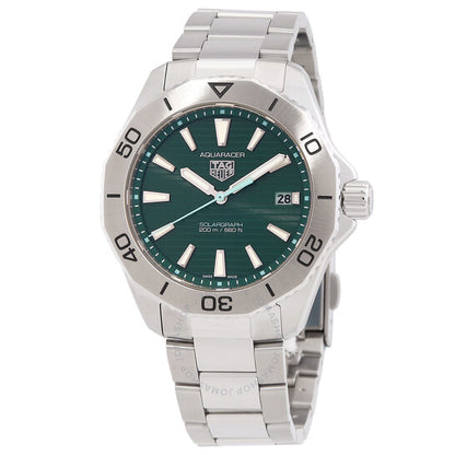 Tag Heuer, Aquaracer Solargraph Green Quartz Men's Watch