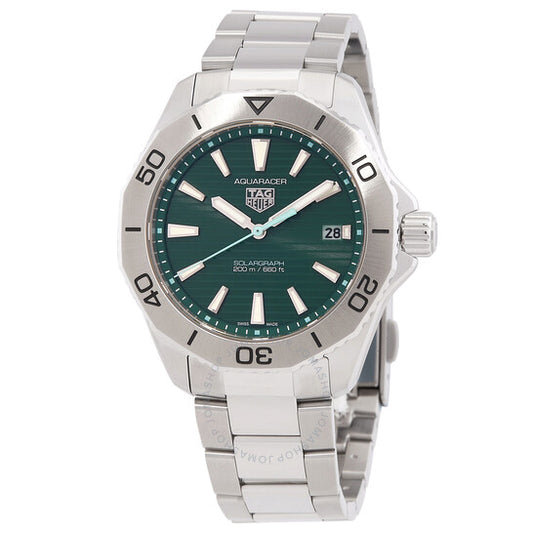 Tag Heuer, Aquaracer Solargraph Green Quartz Men's Watch