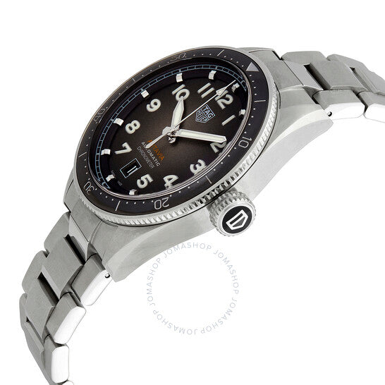 ساعة تاغ هوير أوتافيا الأوتوماتيكية للرجال بمينا أسود