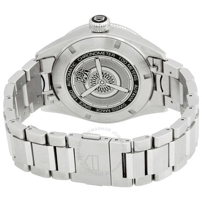 ساعة تاغ هوير أوتافيا الأوتوماتيكية للرجال بمينا أسود