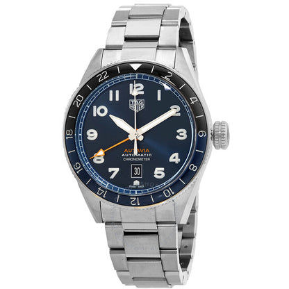 Tag Heuer, Autavia Automatic Blue Dial Batman Bezel Men's Watch