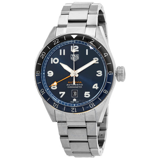 Tag Heuer, Autavia Automatic Blue Dial Batman Bezel Men's Watch