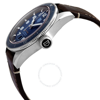 ساعة تاغ هوير أوتافيا أوتوماتيكية للرجال بمينا أزرق داكن