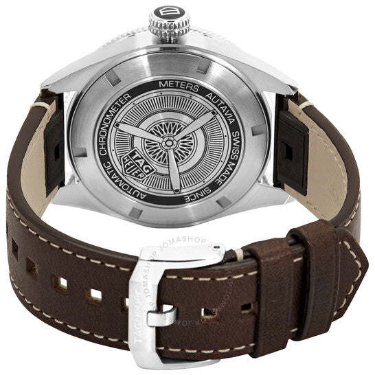 ساعة تاغ هوير أوتافيا أوتوماتيكية للرجال بمينا أزرق داكن