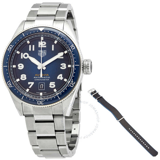 Tag Heuer, Autavia Automatic Smoky Blue Dial Watch