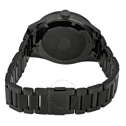 ساعة تاغ هوير كاريرا النسائية بمينا أنثراسيت ومرصعة بالتيتانيوم والماس