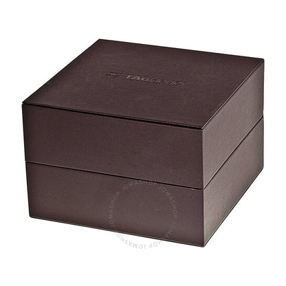 ساعة تاغ هوير كاريرا أوتوماتيكية للرجال بمينا أبيض WAR201BBA0723