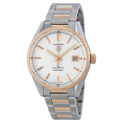 Tag Heuer, Carrera Caliber 5 Silver Dial Men's Watch WAR215DBD0784