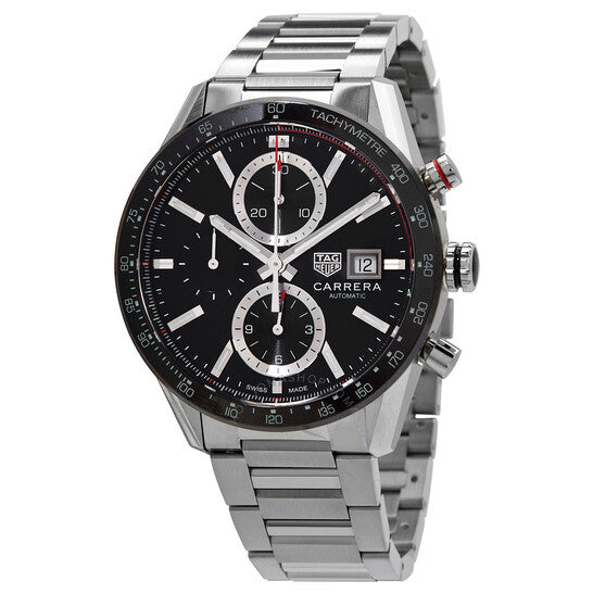 Tag Heuer, Carrera Chronograph Automatic Black Dial Men's Watch