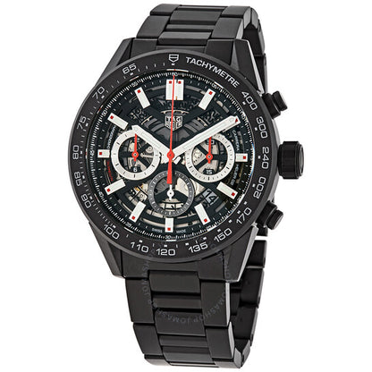 Tag Heuer, Carrera Chronograph Automatic Black Skeleton Dial Men's Watch