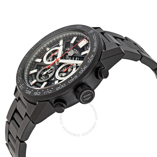 Tag Heuer, Carrera Chronograph Automatic Black Skeleton Dial Men's Watch