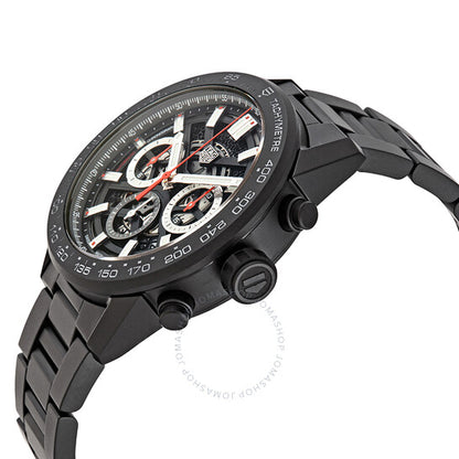 Tag Heuer, Carrera Chronograph Automatic Black Skeleton Dial Men's Watch
