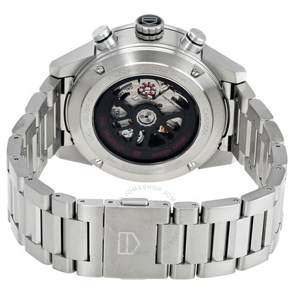 ساعة تاغ هوير كاريرا كرونوغراف أوتوماتيكية للرجال بمينا رمادي