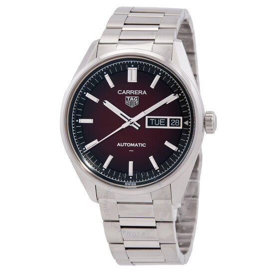 Tag Heuer, Carrera Day-Date Automatic Red Dial Watch
