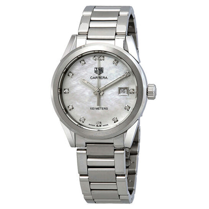 Tag Heuer, Carrera Diamond Mother of Pearl Dial Ladies Watch