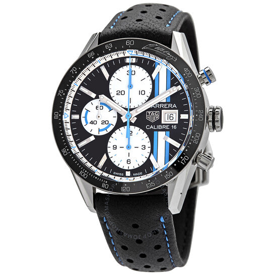 Tag Heuer, Carrera Limited Edition Chronograph Automatic Black Dial Watch
