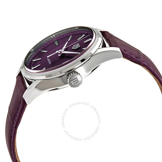 Tag Heuer, Carrera Quartz Purple Dial Ladies Watch