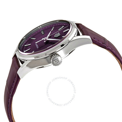 Tag Heuer, Carrera Quartz Purple Dial Ladies Watch