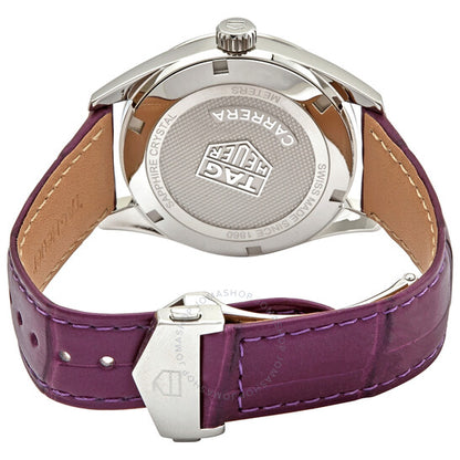 Tag Heuer, Carrera Quartz Purple Dial Ladies Watch