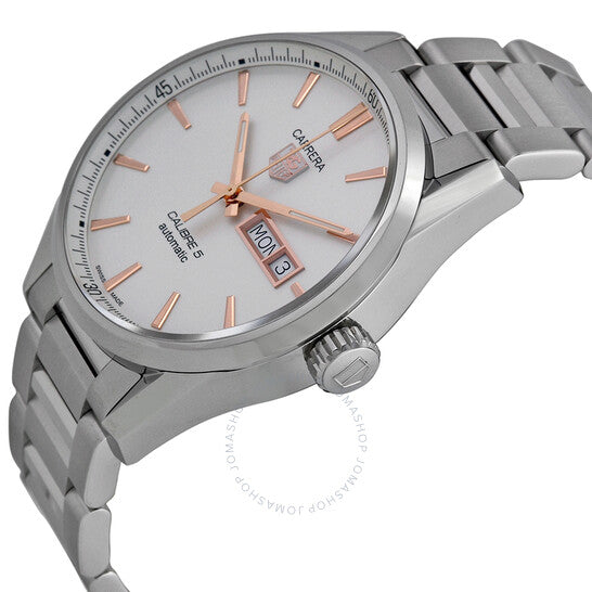 Tag Heuer, Carrera Silver Dial Stainless Steel Men's Watch WAR201DBA0723