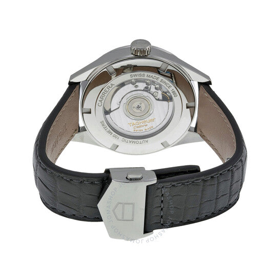 ساعة تاغ هوير كاريرا أوتوماتيكية للرجال بمينا أنثراسيت