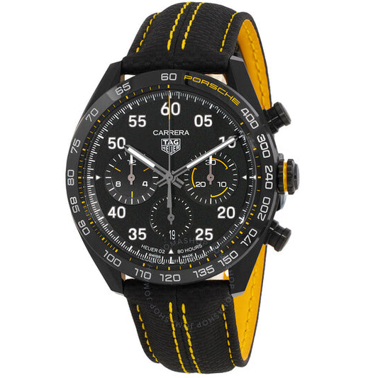 Tag Heuer, Carrera X Porsche Chronograph Automatic Black Dial Men's Watch