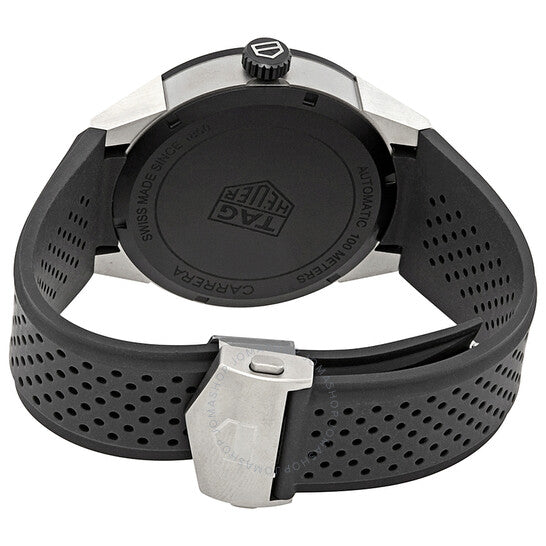 ساعة تاغ هوير كونكتد أوتوماتيك للرجال بمينا أسود