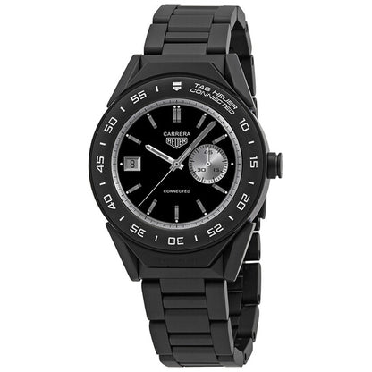 ساعة تاغ هوير الذكية الرقمية للرجال، متصلة، مصنوعة من السيراميك