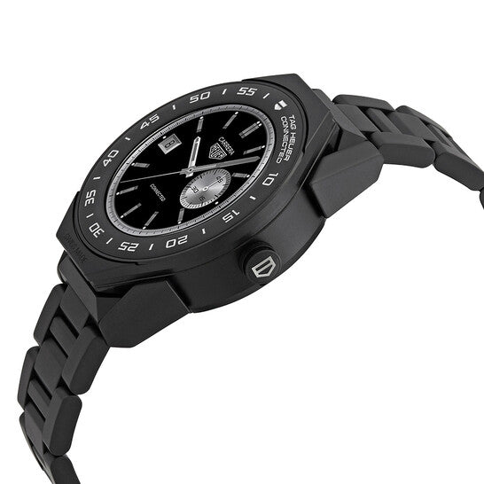 ساعة تاغ هوير الذكية الرقمية للرجال، متصلة، مصنوعة من السيراميك