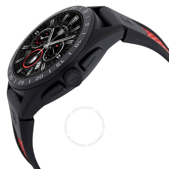 Tag Heuer, Connected Quartz Analog-Digital Black Dial Men's Smart Watch