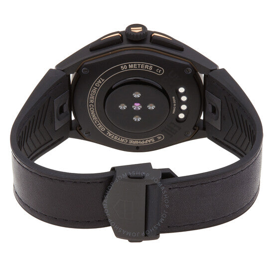 Tag Heuer, Connected Quartz Analog-Digital Black Dial Men's Smart Watch