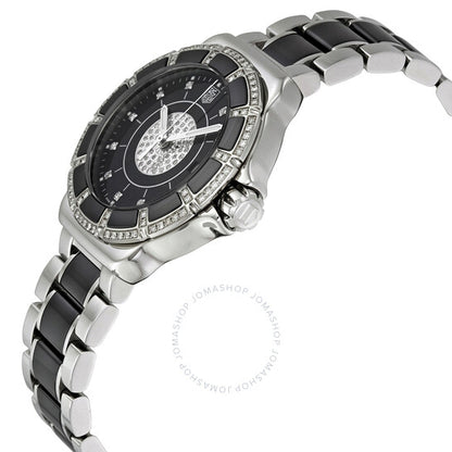 ساعة تاغ هوير فورمولا 1 للسيدات بمينا أسود