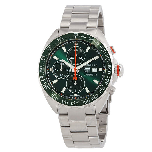 Tag Heuer, Formula 1 Chronograph Automatic Green Dial Men's Watch