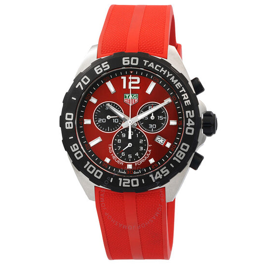 Tag Heuer, Formula 1 Chronograph Quartz Red Dial Men's Watch