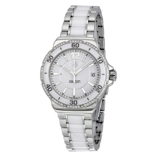 Tag Heuer, Formula 1 White Ceramic Ladies Watch WAH1213BA0861