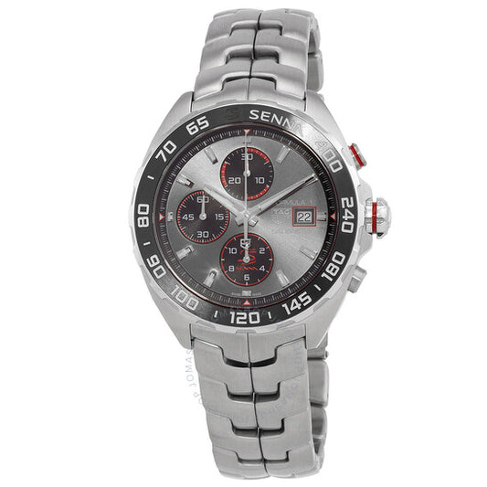 Tag Heuer, Formula 1 X Senna Chronograph Automatic Grey Dial Men's Watch