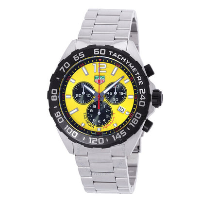 Tag Heuer, Formula 1 Yellow Chronograph Quartz Men's Watch