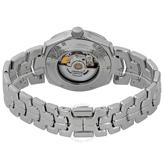 ساعة تاغ هوير لينك الأوتوماتيكية للرجال بمينا أزرق