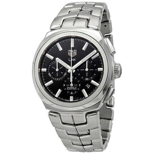 Tag Heuer, Link Chronograph Automatic Black Dial Men's Watch