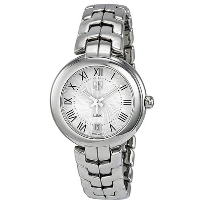 Tag Heuer, Link Silver Guilloche Dial Ladies Watch